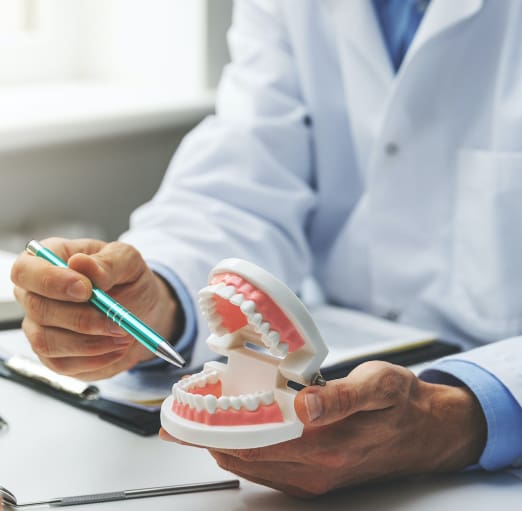 Tooth loss can lead to bone loss in the jaw and bite disorders. Replacing missing teeth can help prevent these issues.